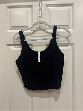 lululemon athletica align Black Cropped Tank Top